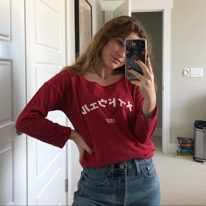 DOUBLE LINED 3/4 SLEEVED TEE